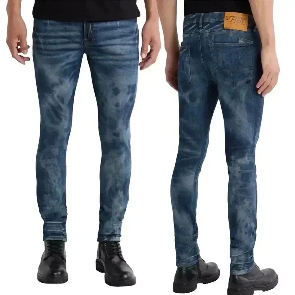 NWT PRPS Cayenne Super Skinny Fit Mens Stretch Jeans Water Acid Wash Size 44x34